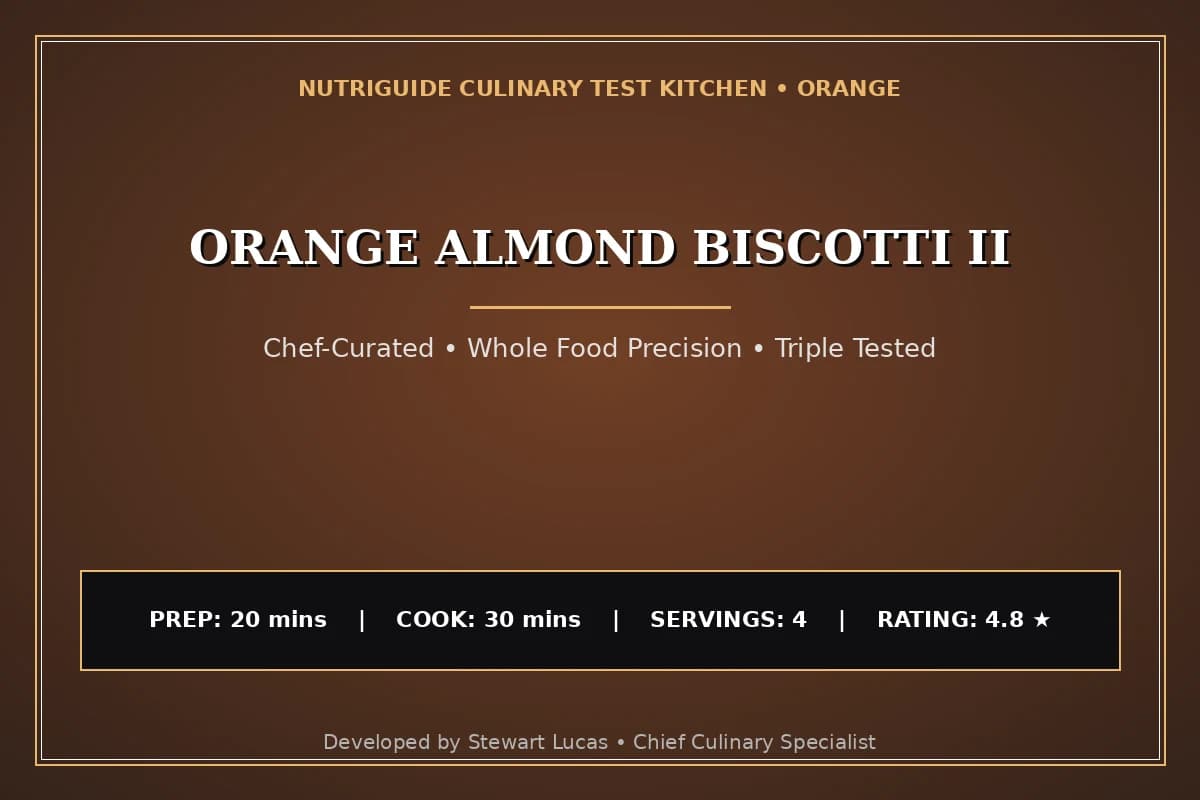 Orange Almond Biscotti Ii