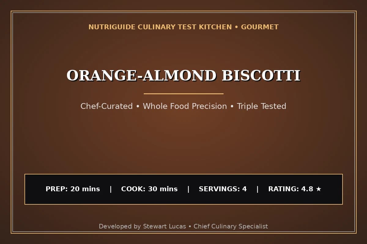 Orange-Almond Biscotti
