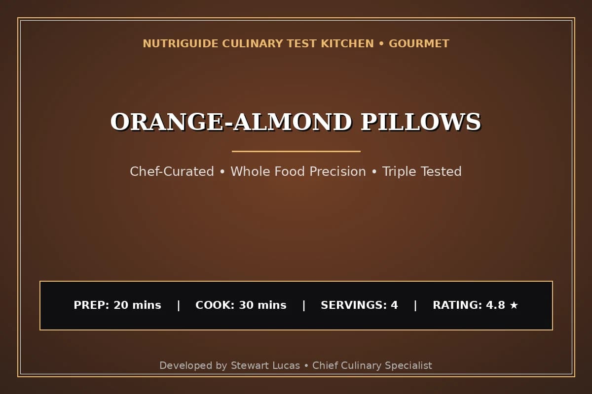 Orange-Almond Pillows