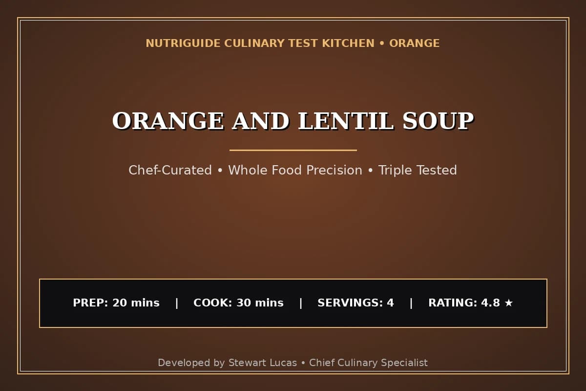 Orange And Lentil Soup