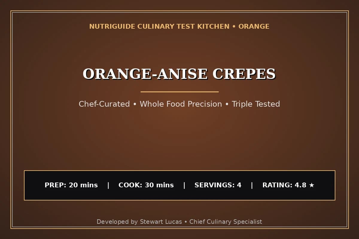 Orange-Anise Crepes