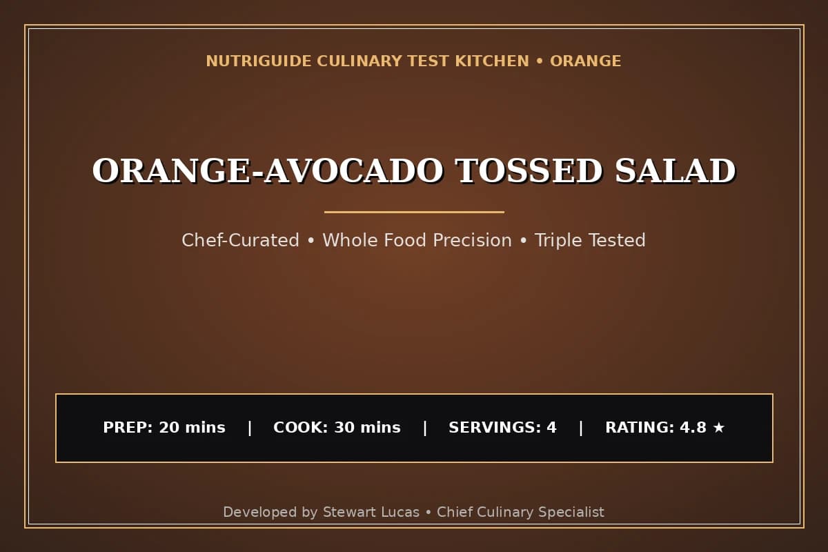 Orange-Avocado Tossed Salad