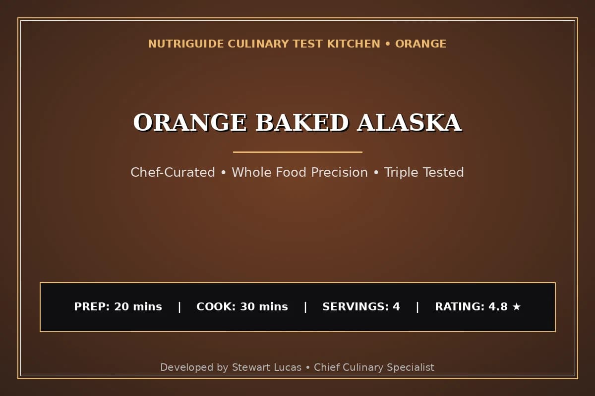 Orange Baked Alaska