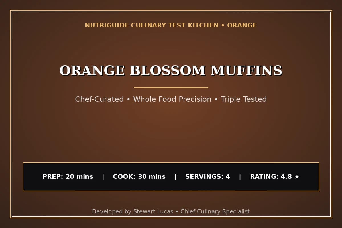 Orange Blossom Muffins