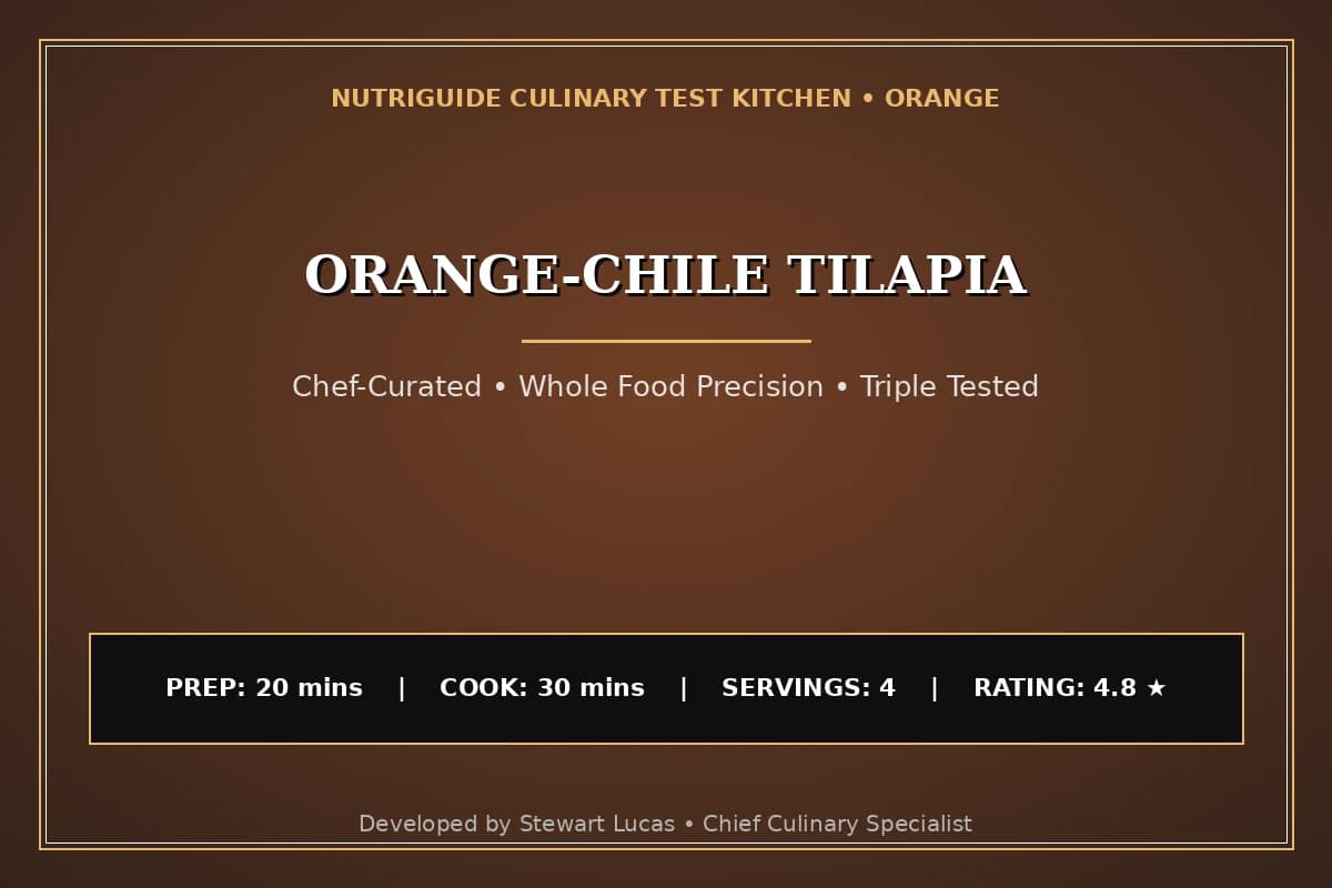 Orange-Chile Tilapia