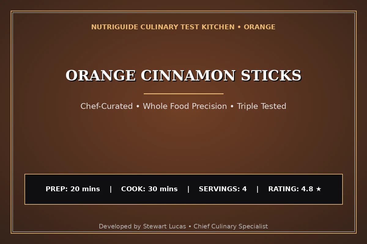 Orange Cinnamon Sticks