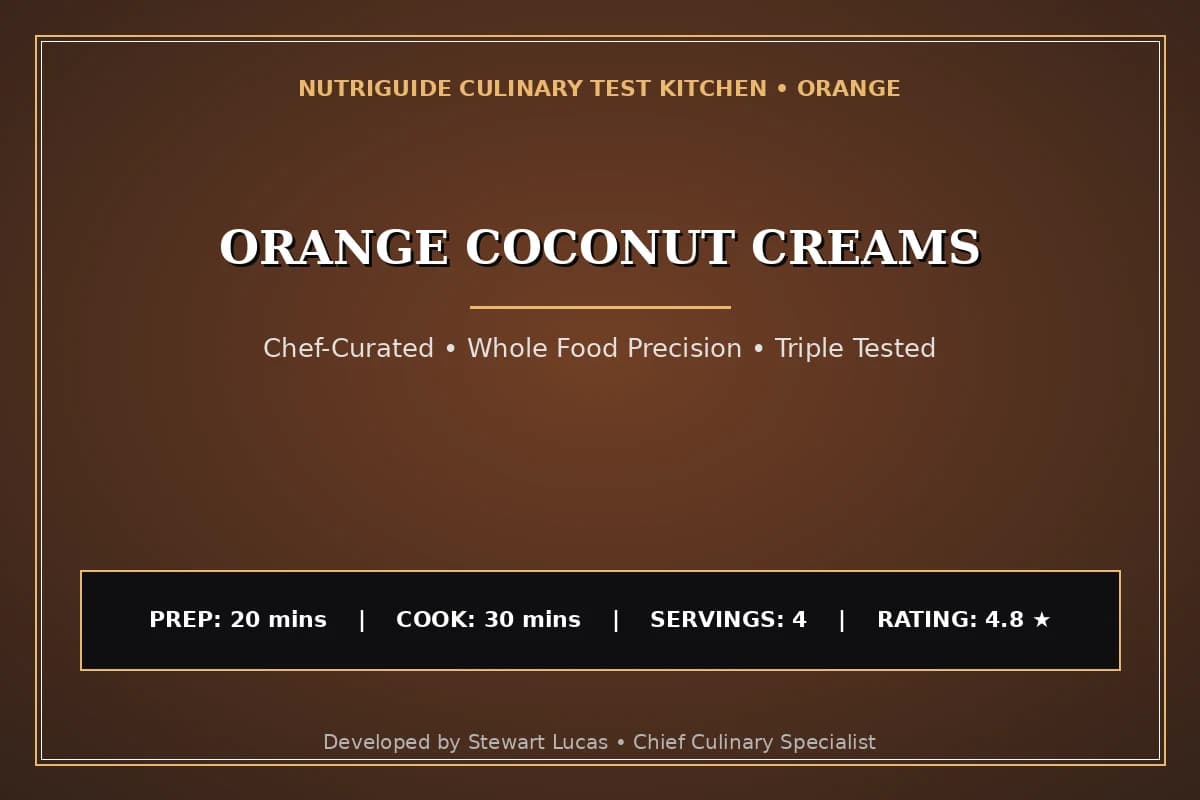Orange Coconut Creams