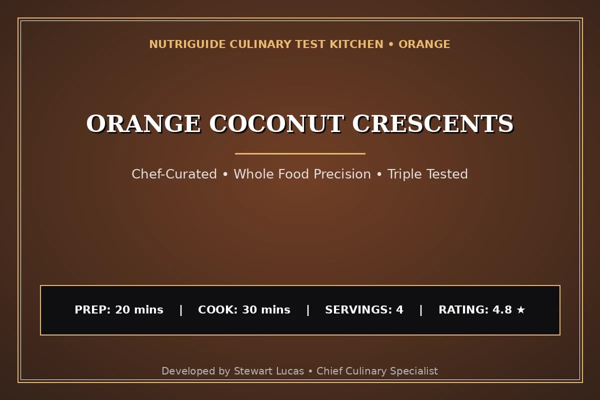 Orange Coconut Crescents