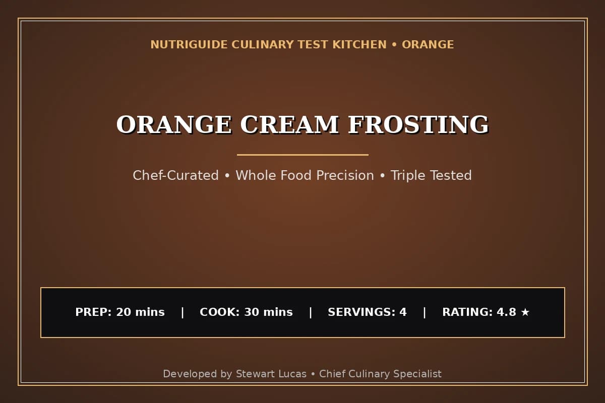 Orange Cream Frosting