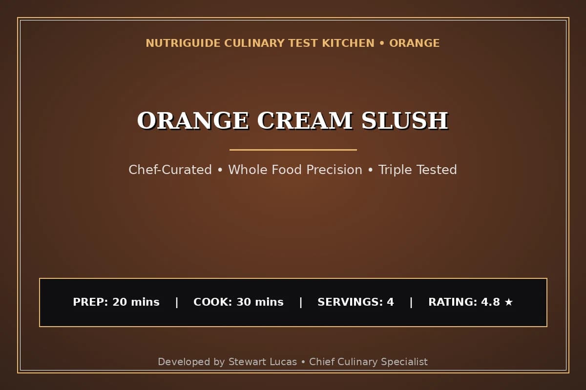 Orange Cream Slush