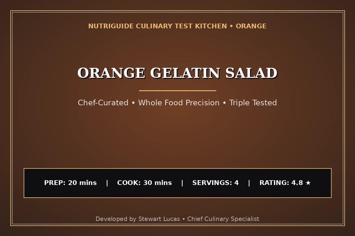Orange Gelatin Salad