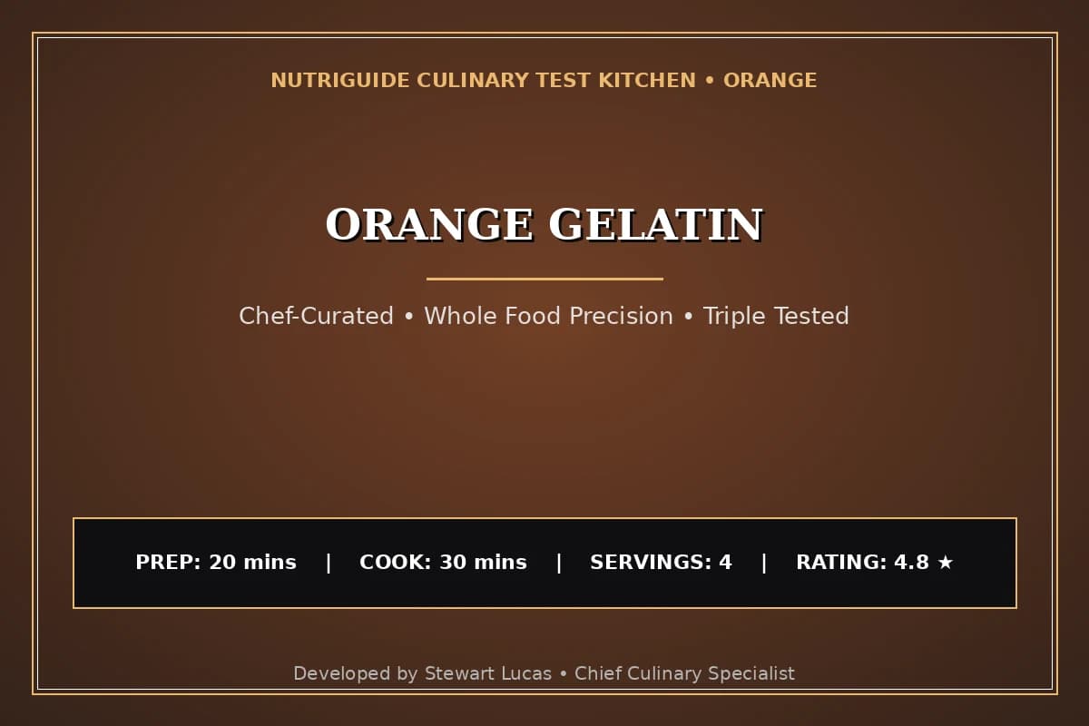 Orange Gelatin