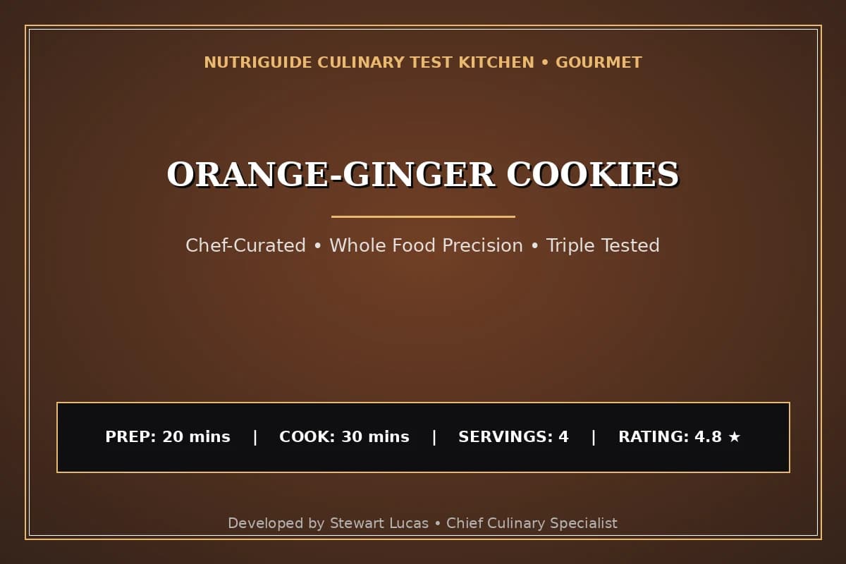 Orange-Ginger Cookies
