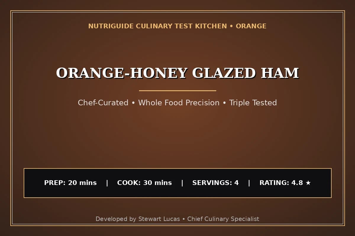 Orange-Honey Glazed Ham