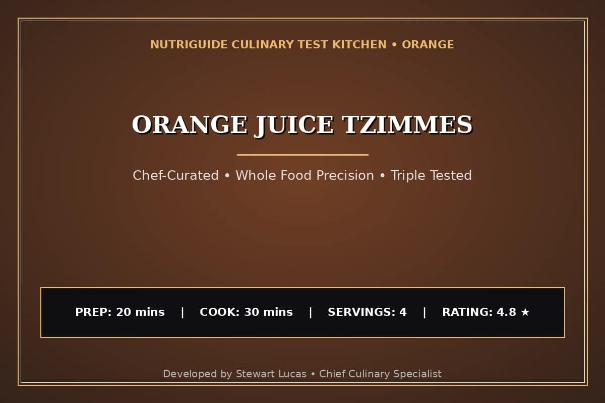 Orange Juice Tzimmes