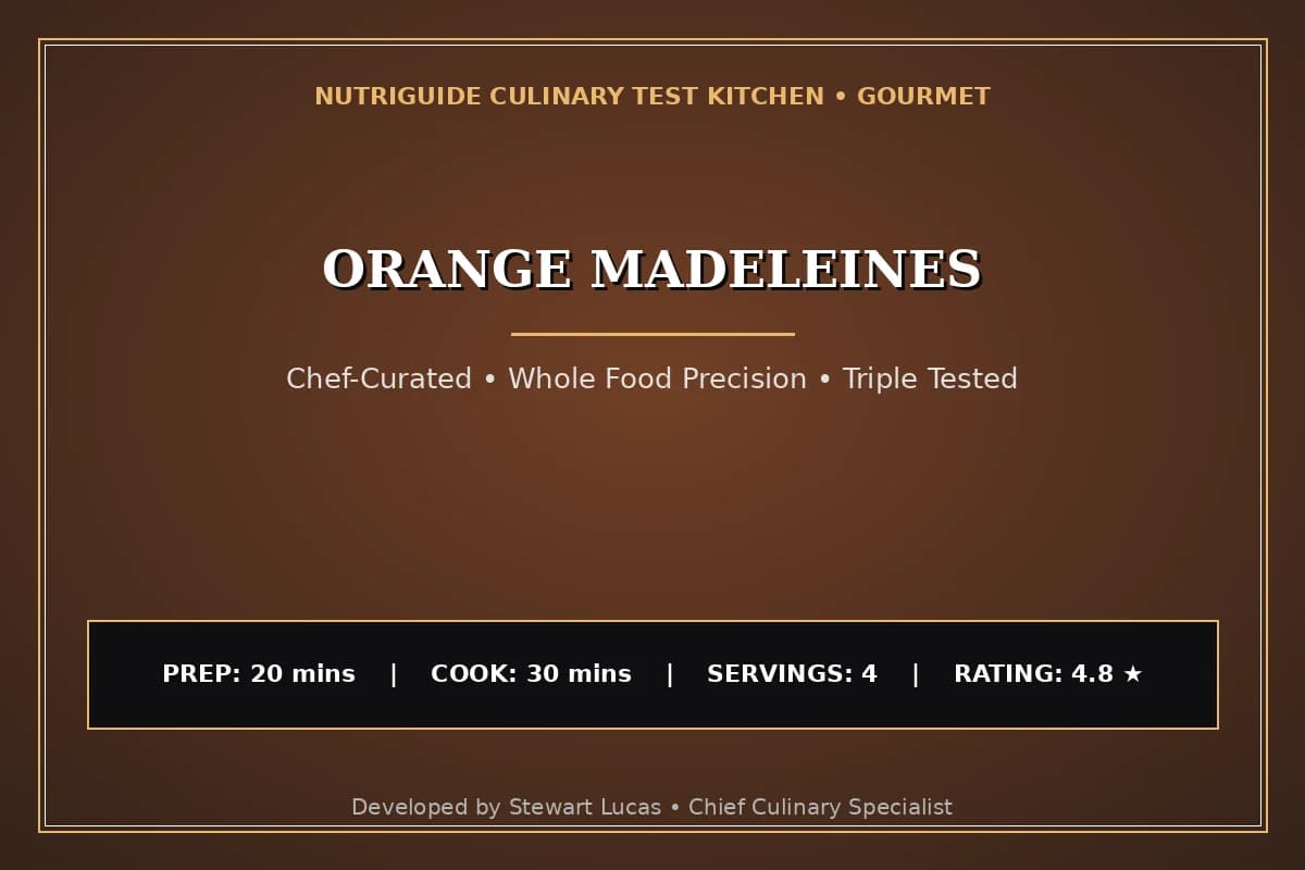 Orange Madeleines
