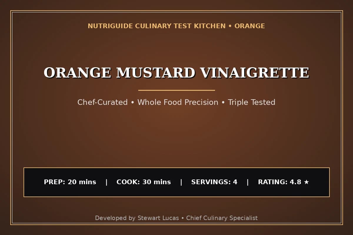 Orange Mustard Vinaigrette