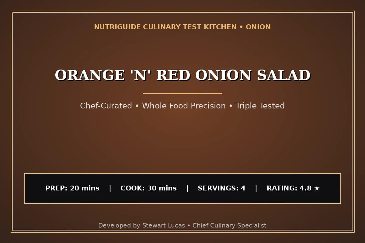 Orange 'N' Red Onion Salad