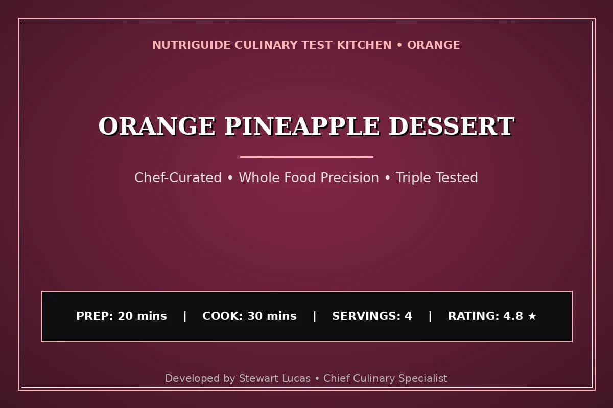 Orange Pineapple Dessert