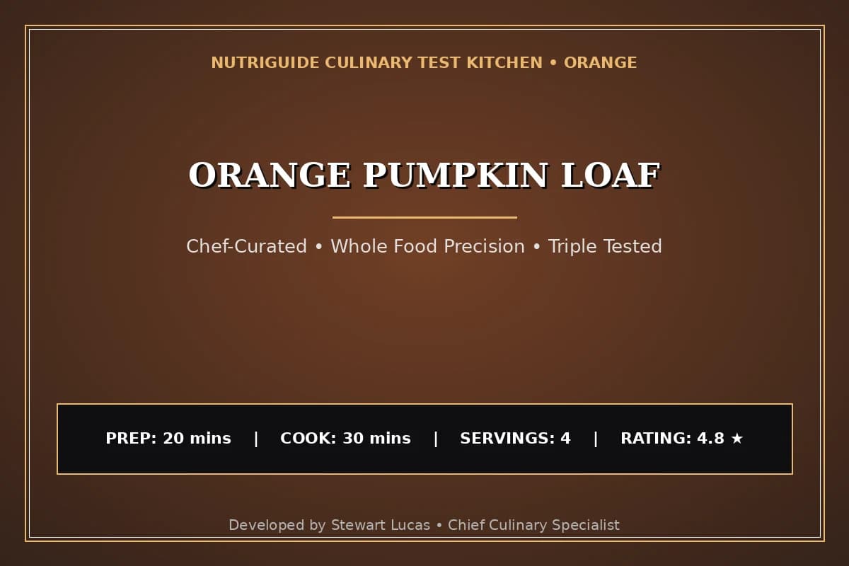 Orange Pumpkin Loaf
