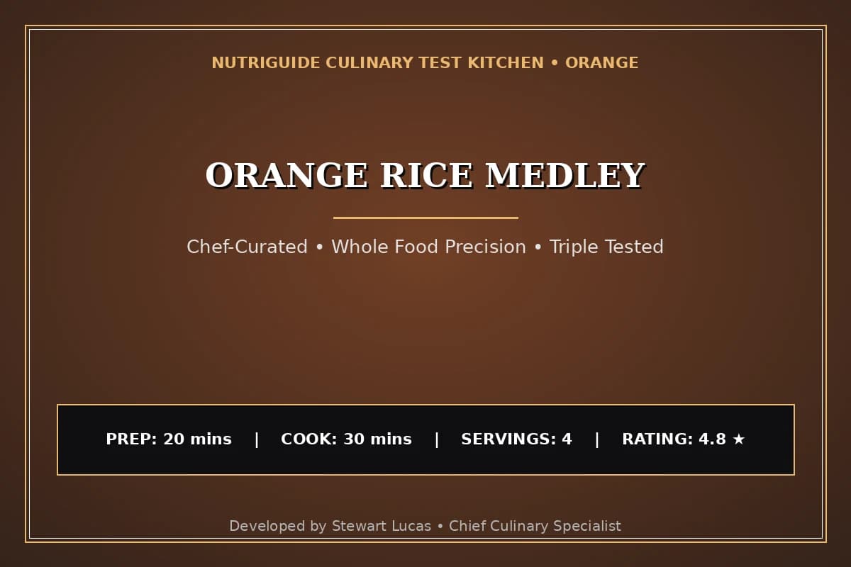 Orange Rice Medley