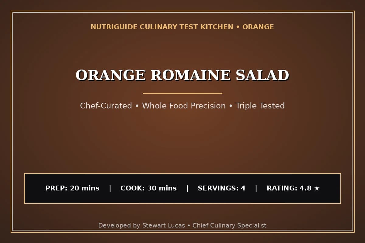 Orange Romaine Salad