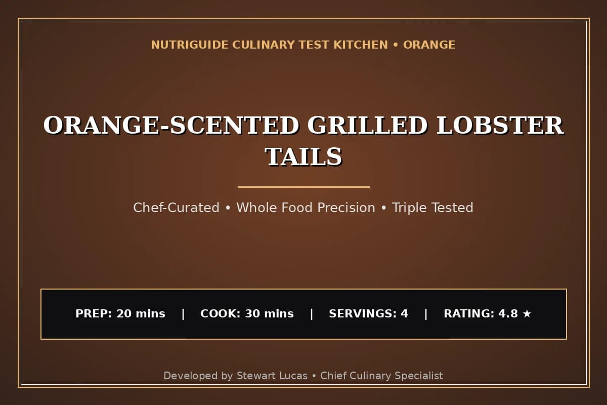 Orange-Scented Grilled Lobster Tails