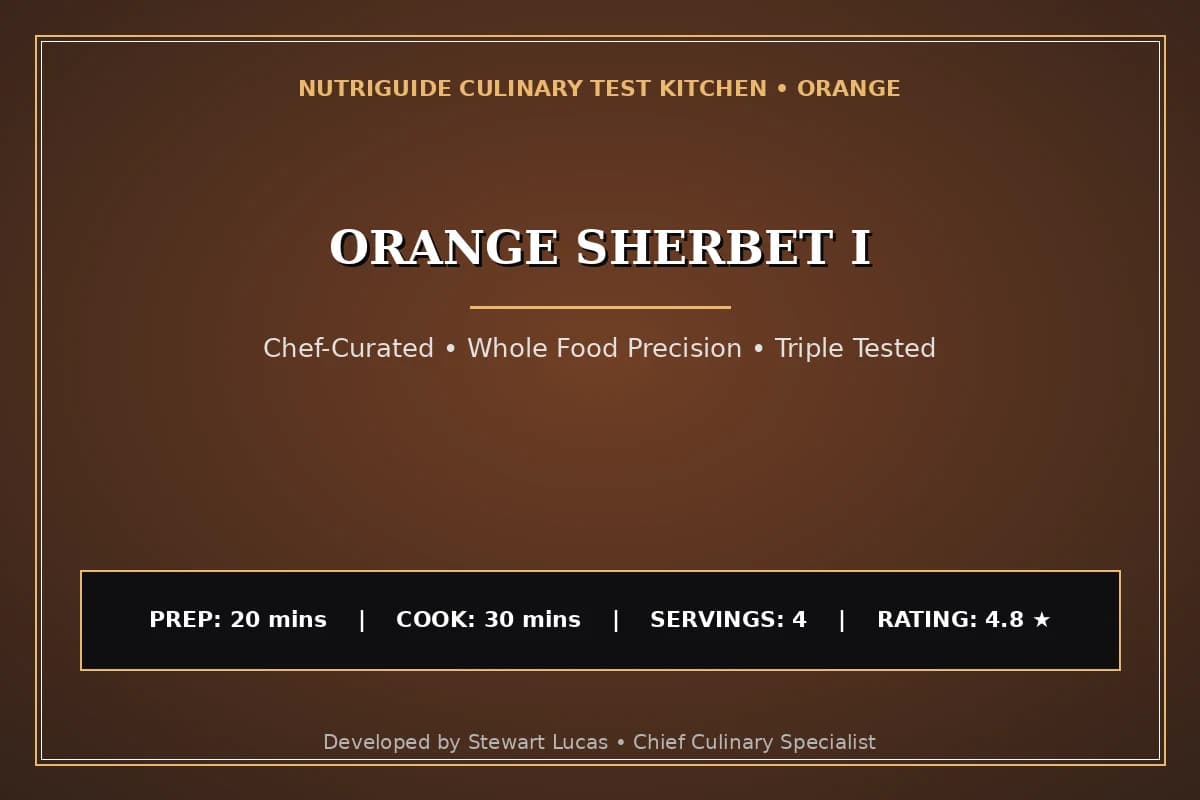 Orange Sherbet I