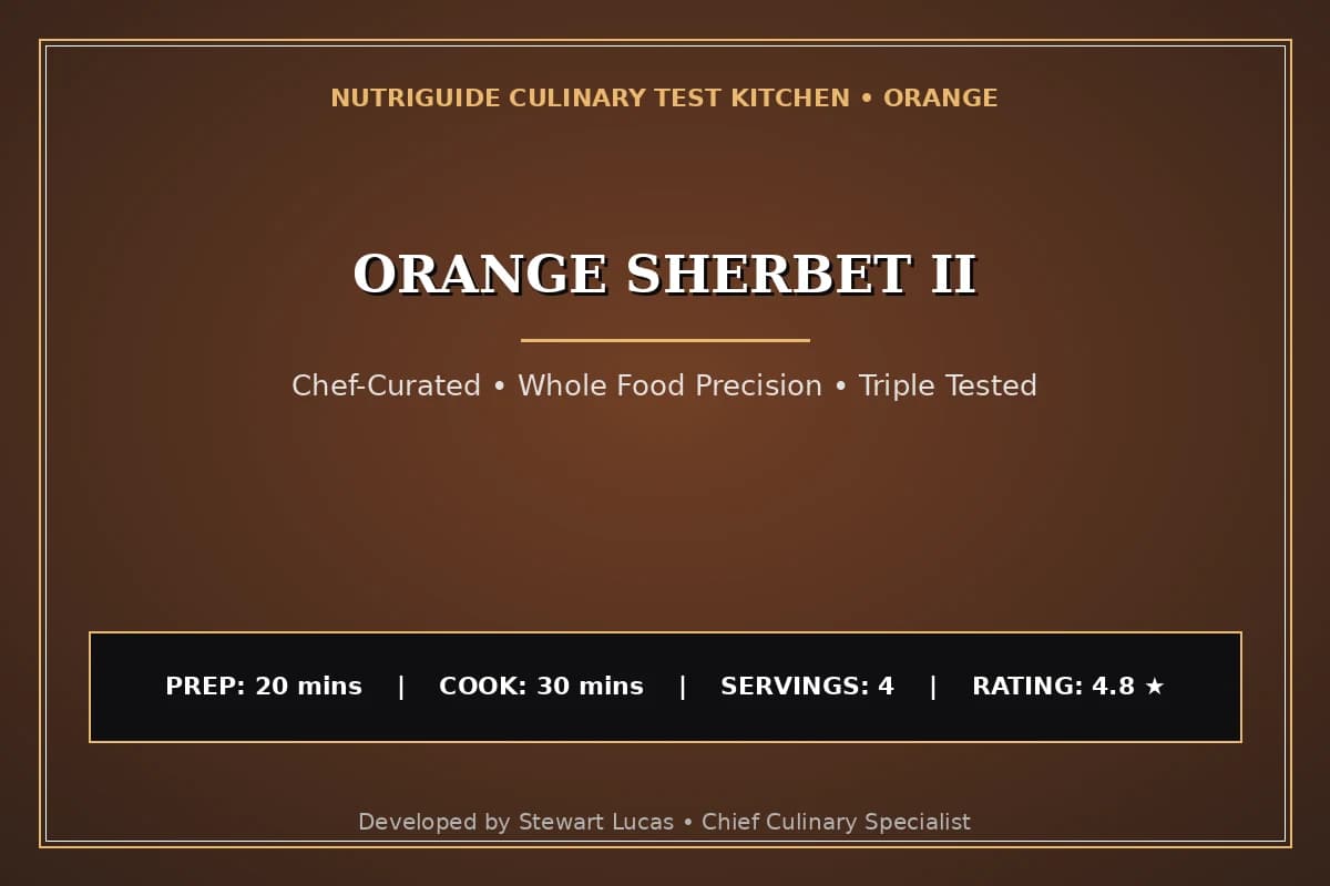 Orange Sherbet Ii