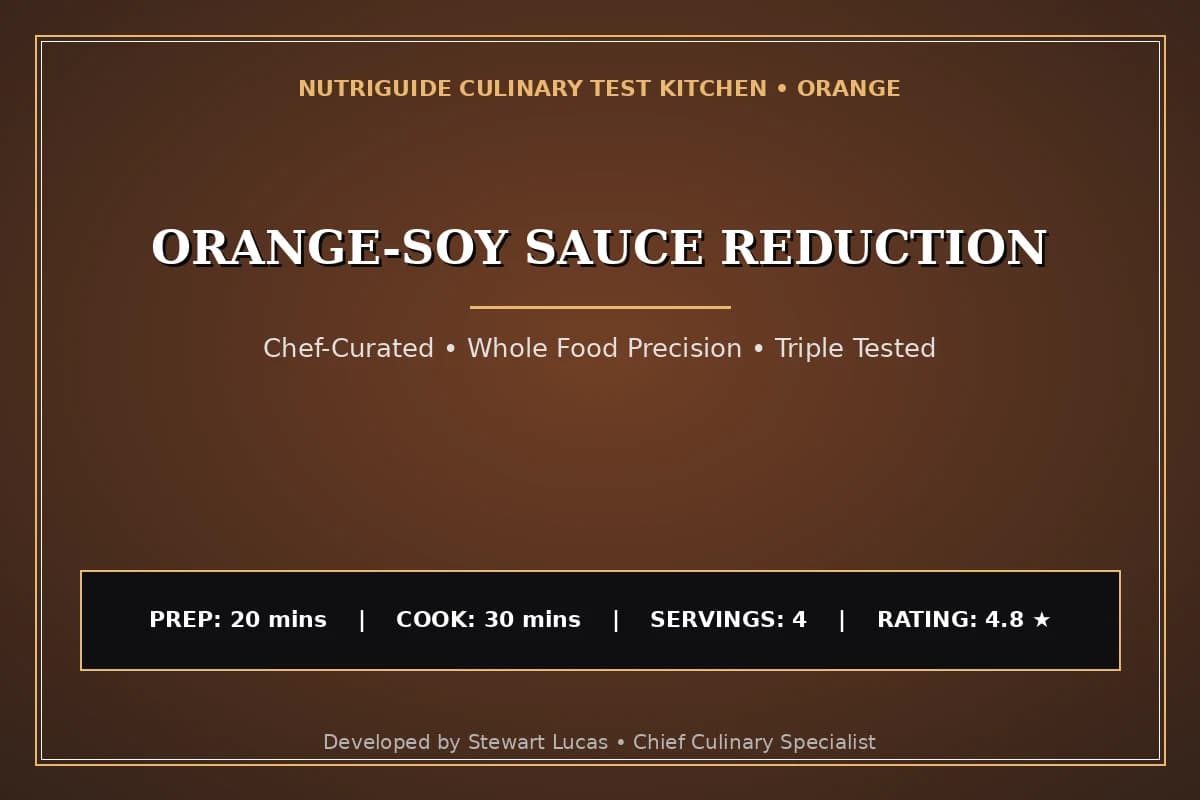 Orange-Soy Sauce Reduction