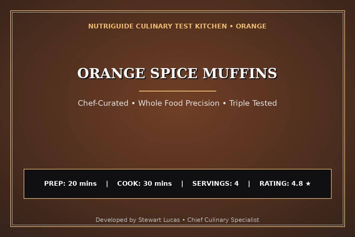 Orange Spice Muffins