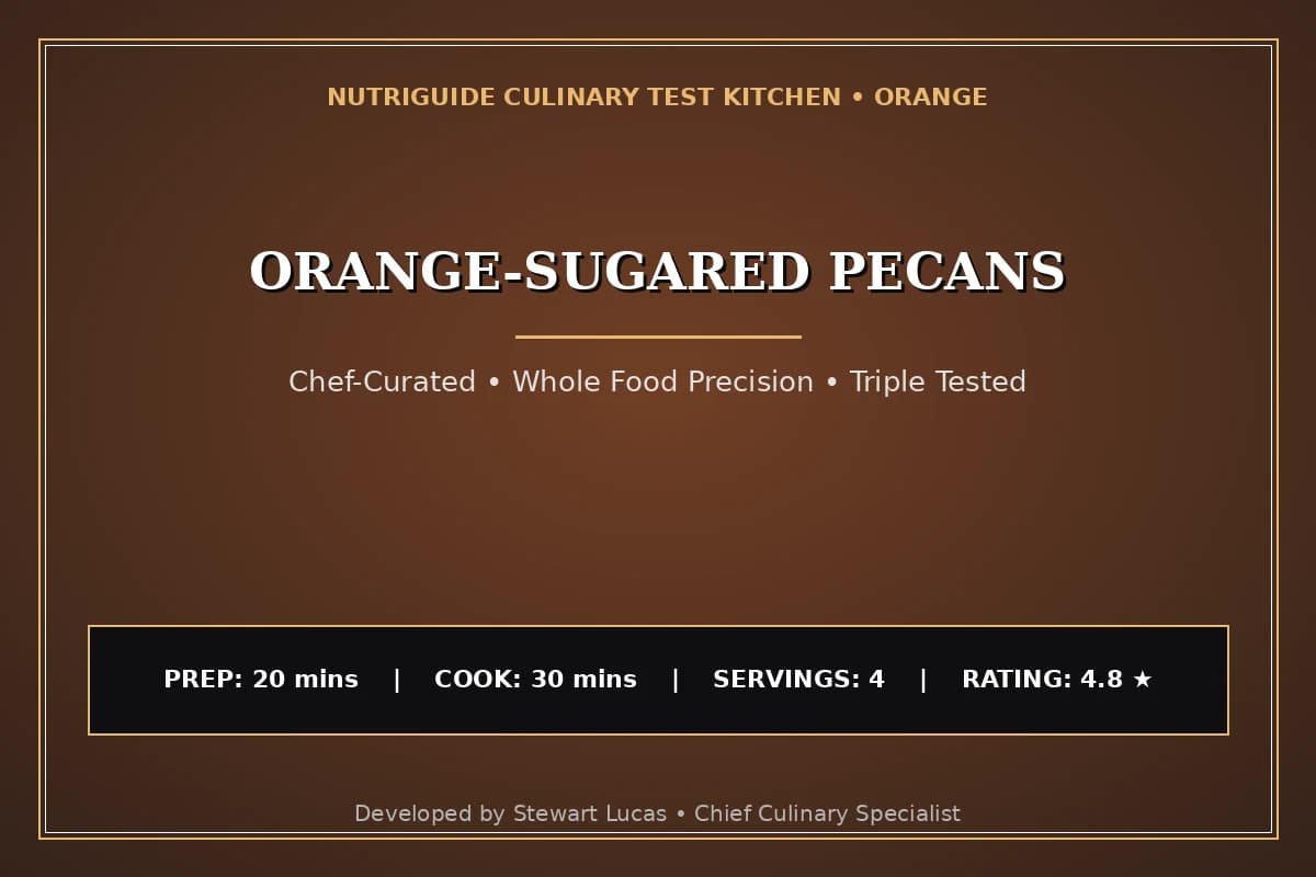 Orange-Sugared Pecans
