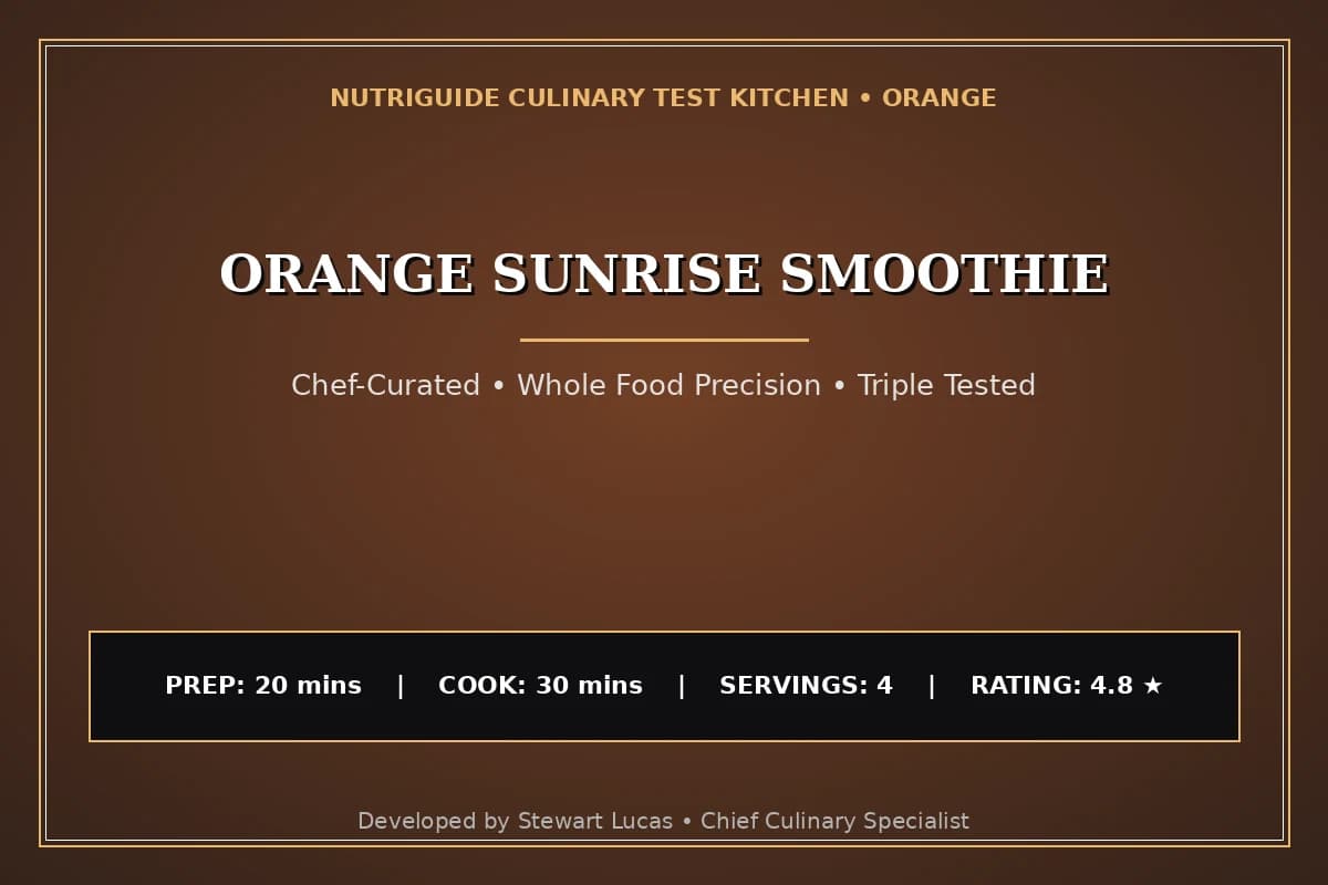 Orange Sunrise Smoothie