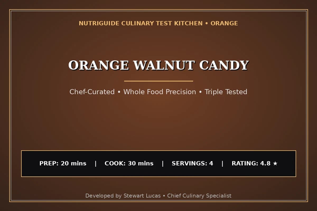 Orange Walnut Candy