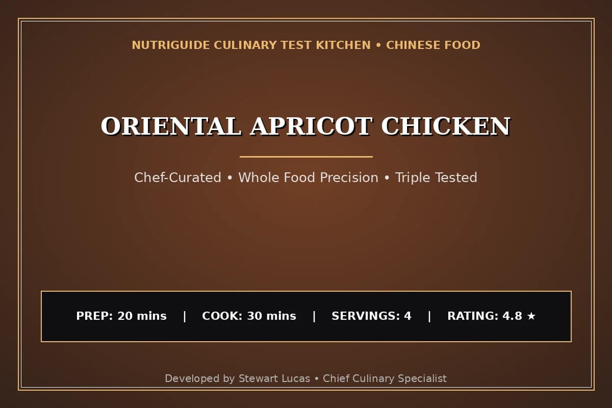 Oriental Apricot Chicken