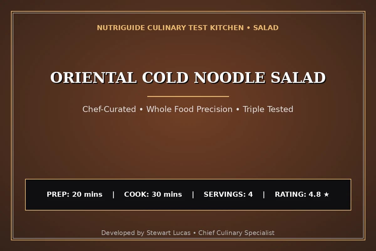 Oriental Cold Noodle Salad