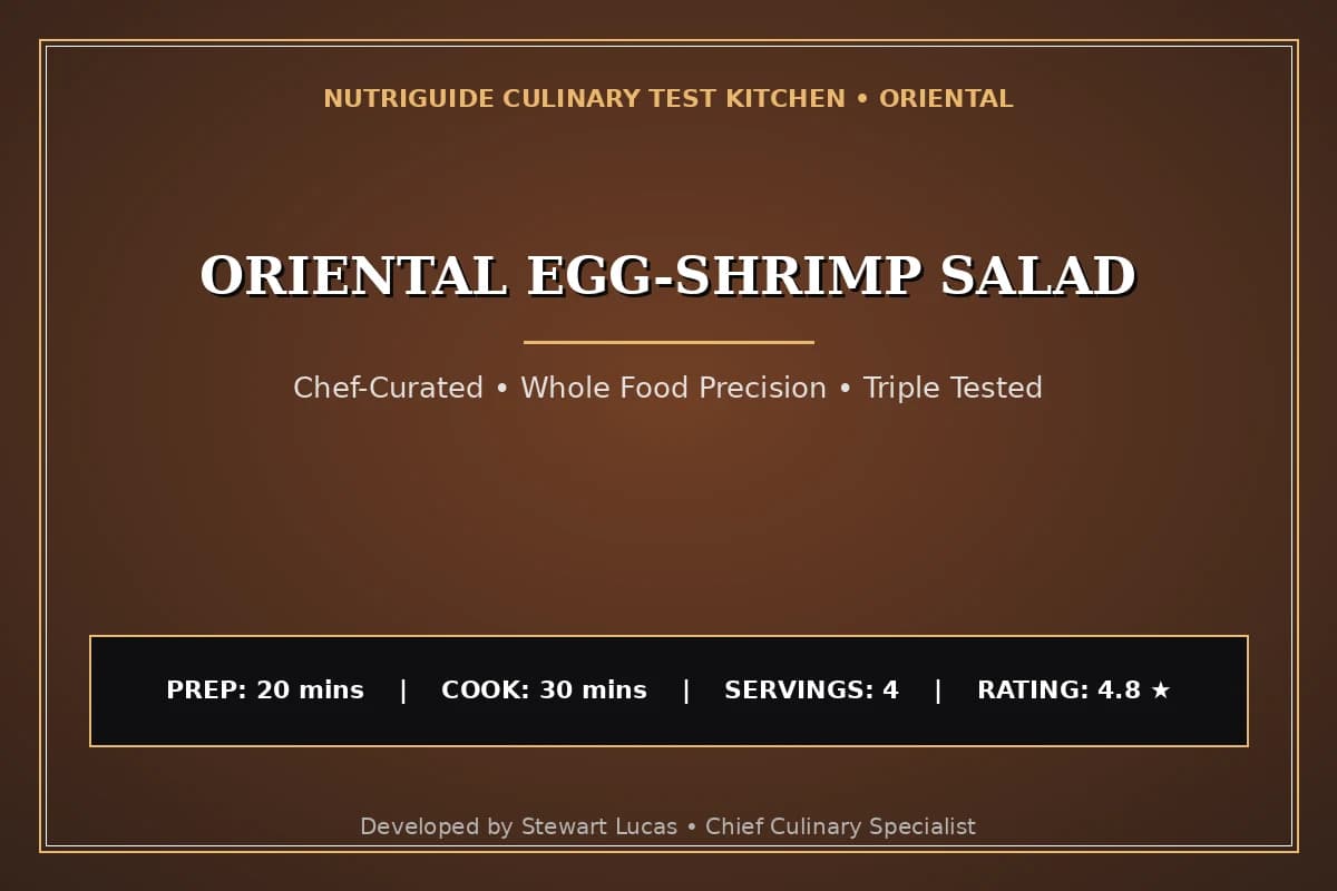 Oriental Egg-Shrimp Salad