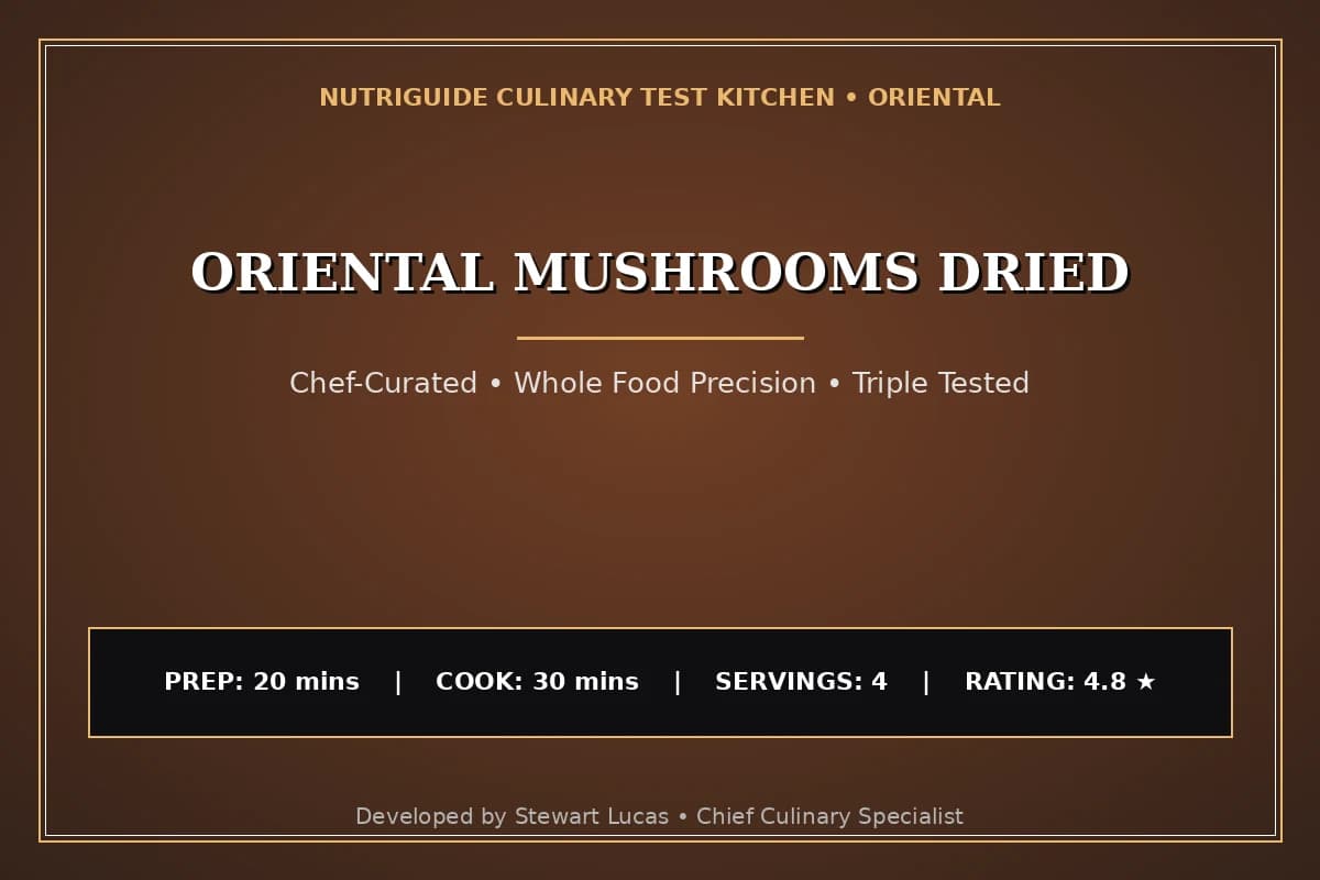 Oriental Mushrooms Dried