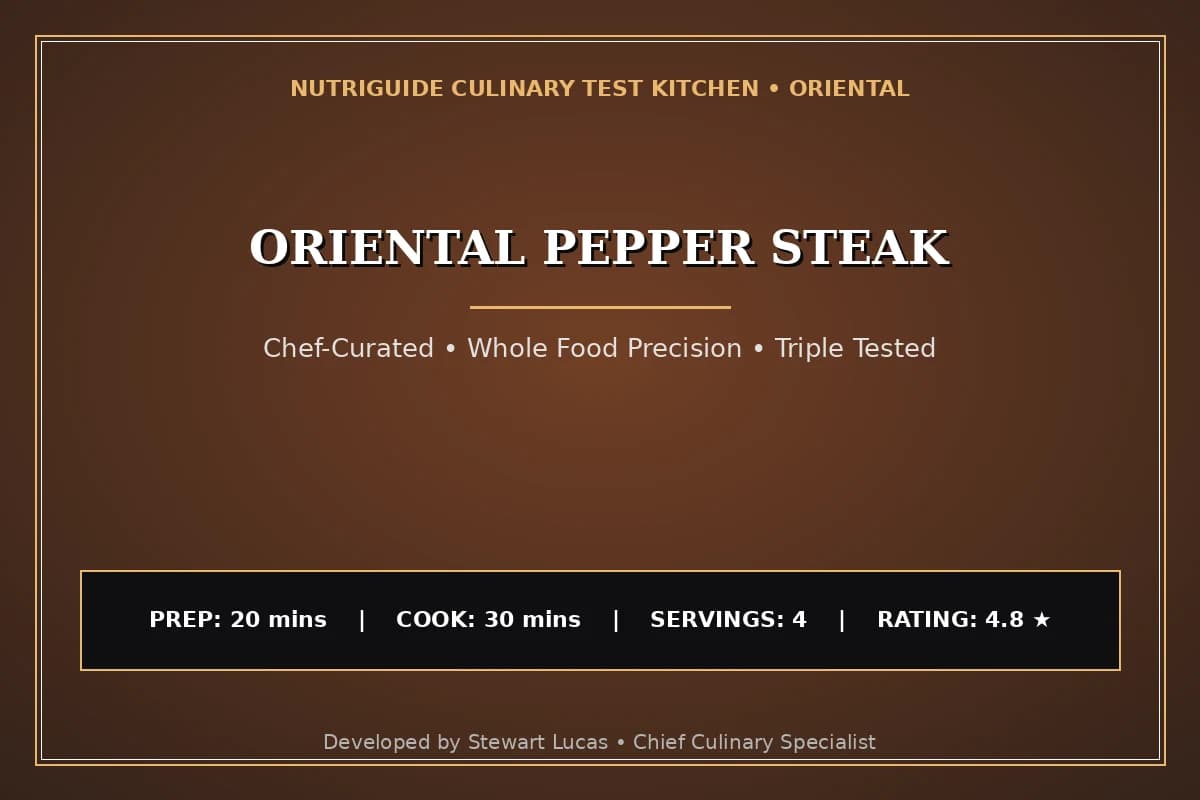 Oriental Pepper Steak