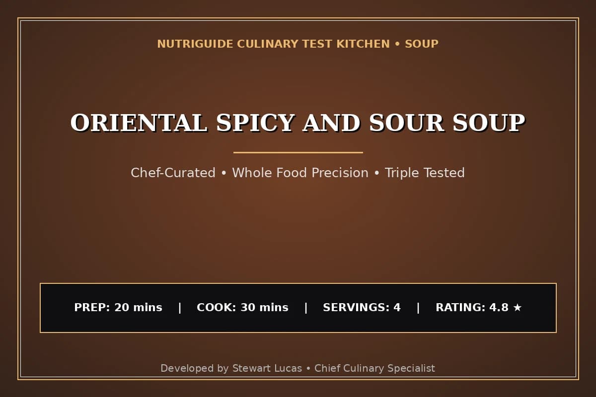 Oriental Spicy And Sour Soup