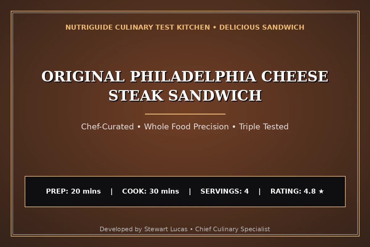 Original Philadelphia Cheese Steak Sandwich