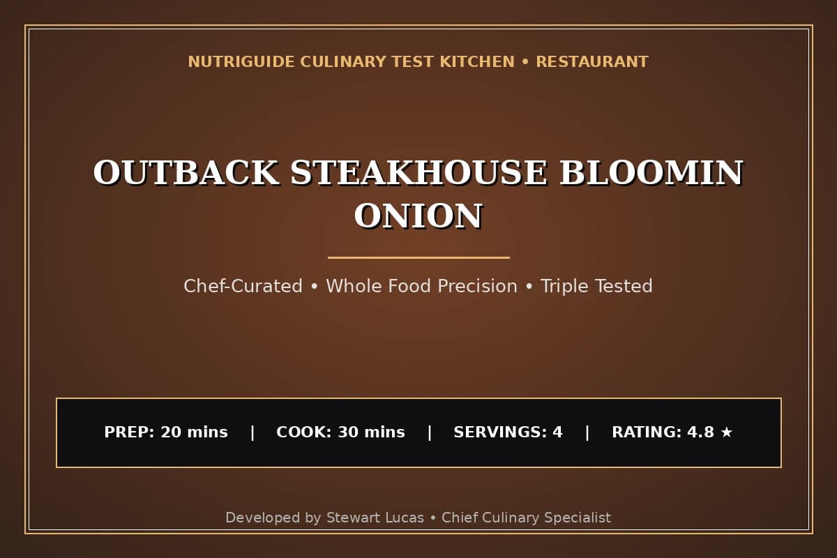 Outback Steakhouse Bloomin Onion