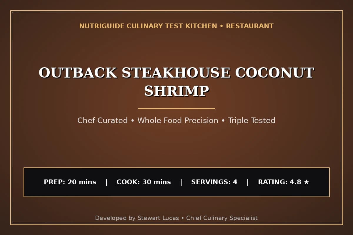 Outback Steakhouse Coconut Shrimp