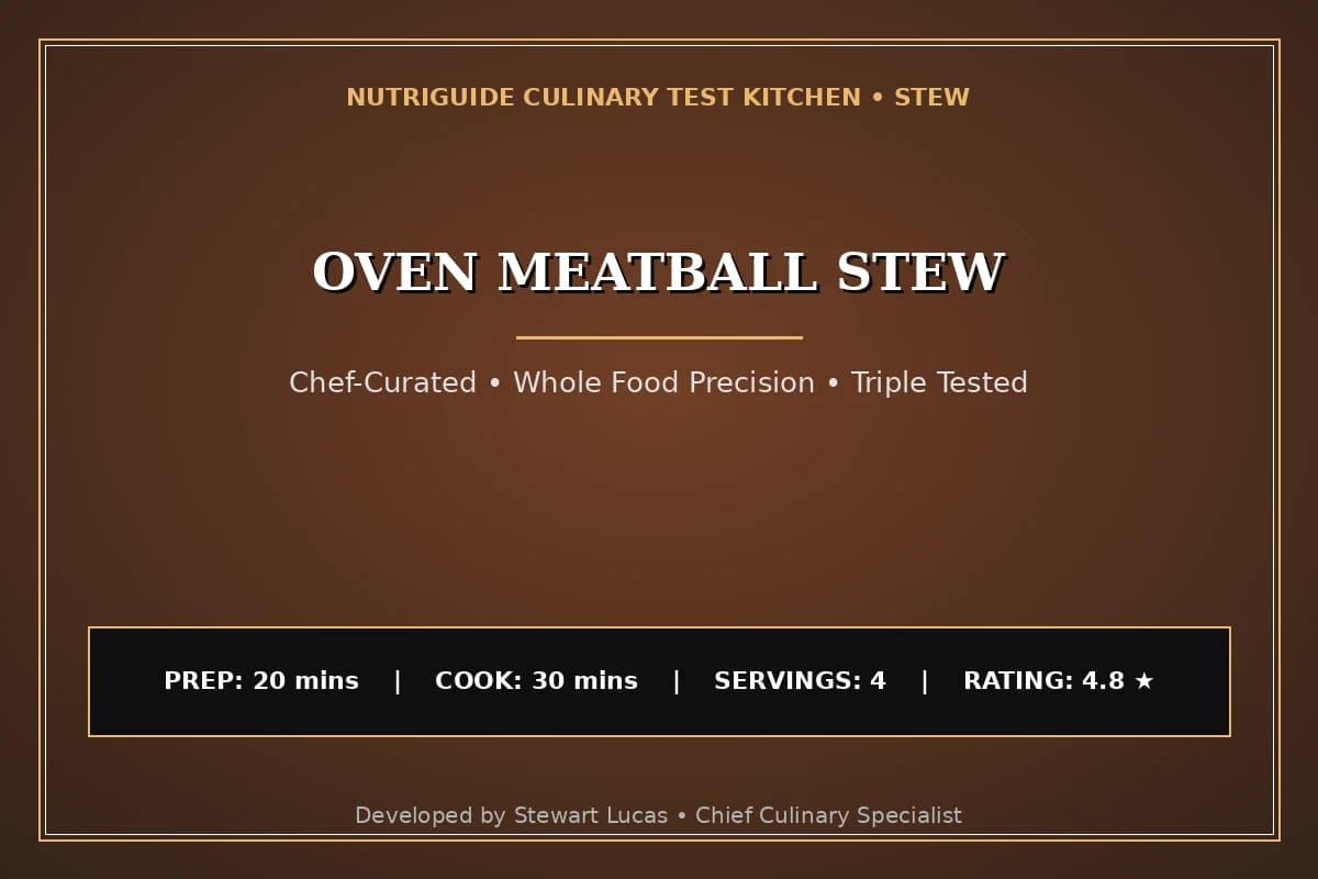 Oven Meatball Stew