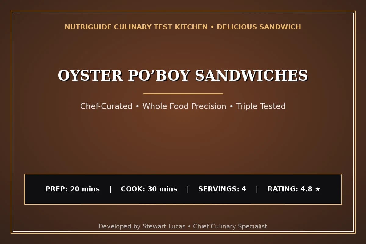Oyster Po’Boy Sandwiches