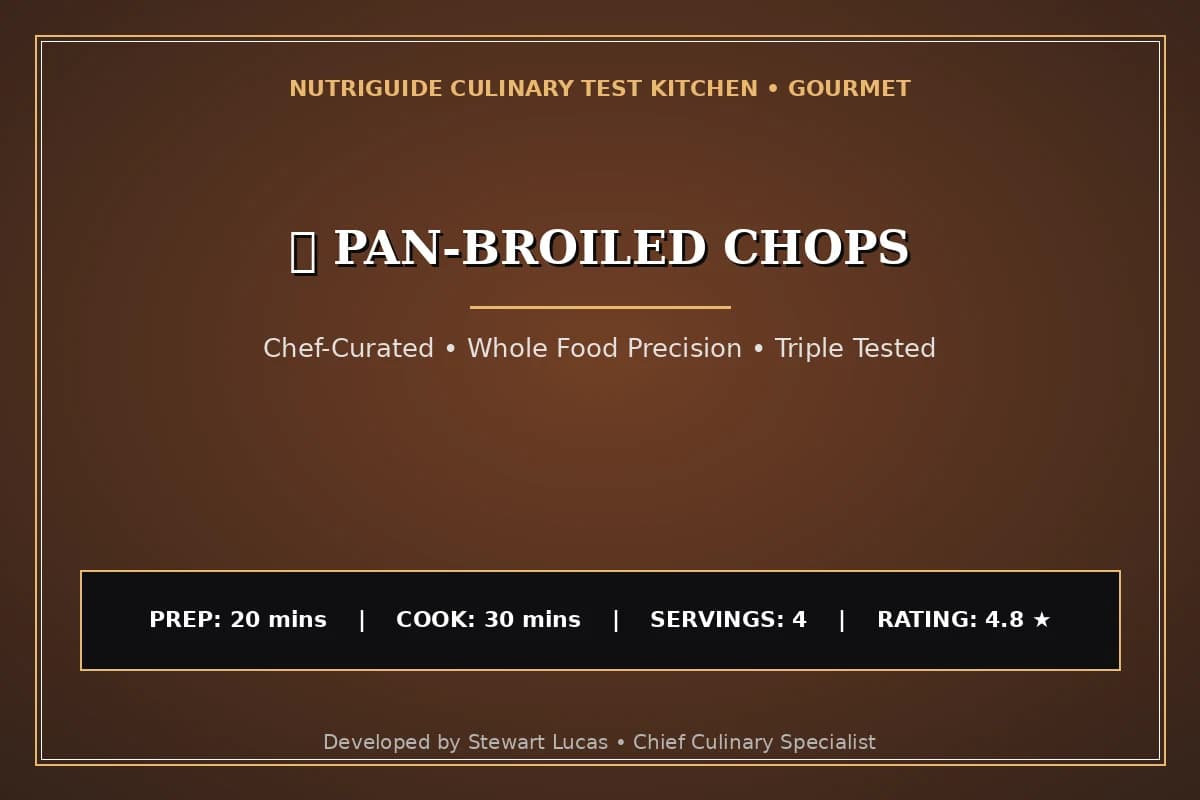  Pan-Broiled Chops