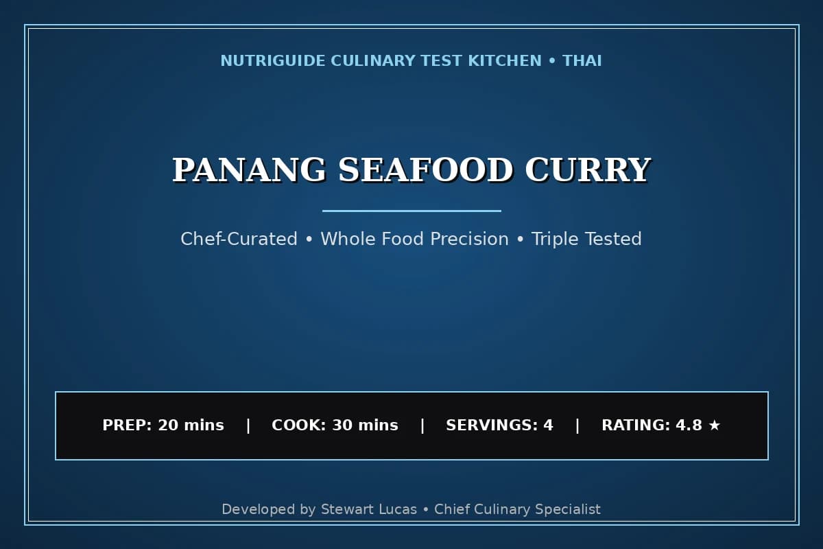 Panang Seafood Curry