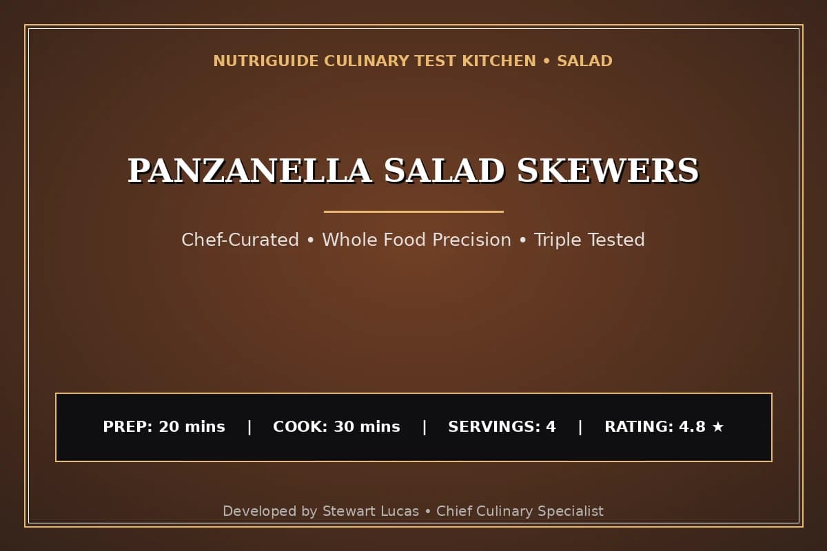 Panzanella Salad Skewers