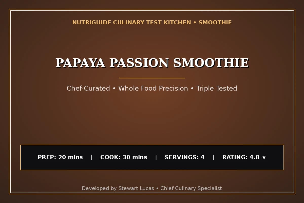 Papaya Passion Smoothie