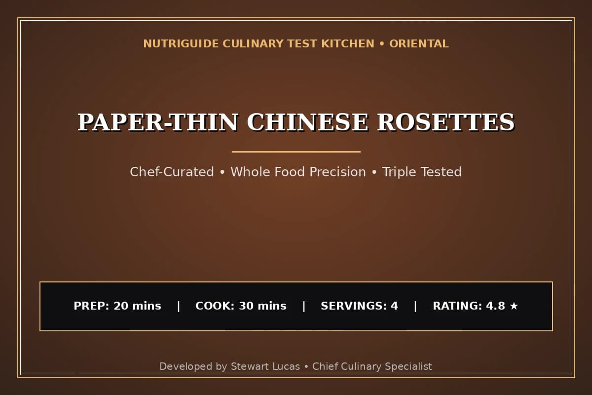 Paper-Thin Chinese Rosettes